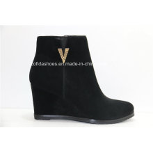 Almofadas de alto nível de conforto atualizadas Lady Leather Short Boot